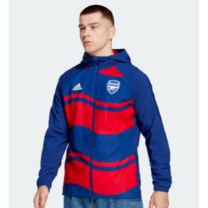 Adidas Arsenal FC Windbreaker Jacket Men's Size M Soccer New w/tags !